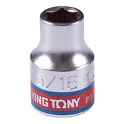Головка торцевая стандартная шестигранная 3/8", 5/16", дюймовая KING TONY 333510S TONY