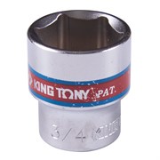 Головка торцевая стандартная шестигранная 3/8", 3/4", дюймовая KING TONY 333524S TONY