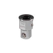 Адаптер для торцевых головок, 1/4", под ключ 10 мм KING TONY 373202R TONY
