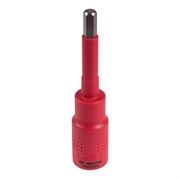 Насадка (бита) торцевая диэлектрическая 1/2", HEX, 8 мм, L = 120 мм KING TONY 4035VE08 TONY