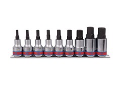 Набор торцевых насадок 1/2", Hex, 3/16"-5/8", 9 предметов KING TONY 4110SR10 TONY