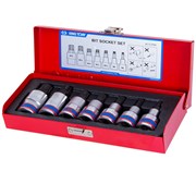 Набор торцевых насадок 1/2", Spline, M6-M18, L = 60 мм, 7 предметов  KING TONY 4117PR TONY