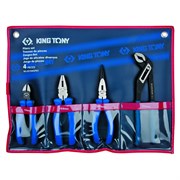 Набор пассатижей и бокорезов, 4 предмета KING TONY 42104GP01 TONY