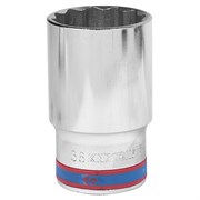 Головка торцевая глубокая двенадцатигранная 1/2", 34 мм KING TONY 423034M TONY