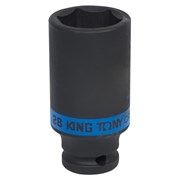 Головка торцевая ударная глубокая шестигранная 1/2", 28 мм KING TONY 443528M TONY