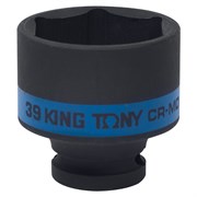 Головка торцевая ударная шестигранная 1/2", 39 мм KING TONY 453539M TONY
