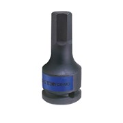 Насадка (бита) ударная торцевая 3/4", HEX, 27 мм, L = 87 мм KING TONY 601527M TONY