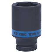 Головка торцевая ударная глубокая шестигранная 3/4", 42 мм KING TONY 643542M TONY
