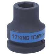 Головка торцевая ударная шестигранная 3/4", 17 мм KING TONY 653517M TONY