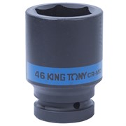 Головка торцевая ударная глубокая шестигранная 1", 46 мм KING TONY 843546M TONY