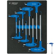 Набор ключей Torx L-тип, ложемент, 8 предметов KING TONY 9-22308TRV TONY