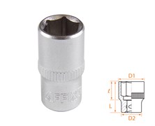 Головка торцевая стандартная шестигранная 1/4", 9 мм AFFIX AF00020009 AF00020009