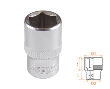 Головка торцевая стандартная шестигранная 1/4", 11 мм AFFIX AF00020011 AF00020011