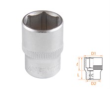 Головка торцевая стандартная шестигранная 1/4", 13 мм AFFIX AF00020013 AF00020013