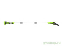 Высоторез-сучкорез аккумуляторный G-MAX 40V GREENWORKS G40PSF Greenworks 1401107 Высоторез-сучкорез аккумуляторный G-MAX 40V GREENWORKS G40PSF Greenworks 1401107