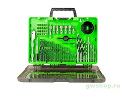 Набор сверл, бит и коронок в кейсе GREENWORKS 2944507, 60 предметов Greenworks 2944507 Набор сверл, бит и коронок в кейсе GREENWORKS 2944507, 60 предметов Greenworks 2944507