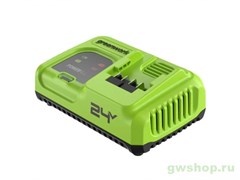 Зарядное устройство ультрабыстрое GREENWORKS G24C8 24V, 8A Greenworks 2958707 Зарядное устройство ультрабыстрое GREENWORKS G24C8 24V, 8A Greenworks 2958707