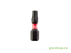 Биты для шуруповерта Milwaukee Shockwave Impact Duty TX25 х 25 мм (25шт) Greenworks 4932430880 Биты для шуруповерта Milwaukee Shockwave Impact Duty TX25 х 25 мм (25шт) Greenworks 4932430880
