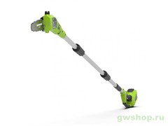 Высоторез-сучкорез телескопический аккумуляторный GREENWORKS G40PS20 Greenworks 1400707LM Высоторез-сучкорез телескопический аккумуляторный GREENWORKS G40PS20 Greenworks 1400707LM