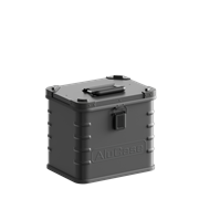 Алюминиевый ящик AluCase 40677-black 27л (аналог ZARGES)