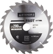 Диск пильный Stayer "MASTER-FAST-Line" 200мм 24T 3680-200-32-24
