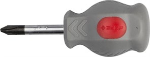 Крестовая отвертка ЗУБР Мастер-Техник короткая, PH2 38мм 25062-38-2_z01