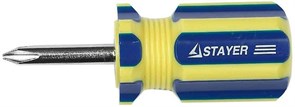 Крестовая отвертка Stayer Master-Stubby короткая, PH2 38мм 2510-38-2_z01