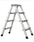 Двухсторонняя анодированная стремянка Zarges Z600 2x4 41264 - фото 100249