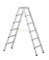 Двухсторонняя анодированная стремянка Zarges Z600 2x6 41306 - фото 100258