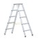 Двухсторонняя алюминиевая стремянка Zarges Z500 2x10 41590 - фото 101362