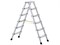 Двухсторонняя алюминиевая стремянка Zarges Z500 2x4 41664 - фото 105658
