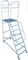 Передвижная лестница с платформой ЛСА-1,0 (цепочка,перила, ступень 160мм) - фото 252025