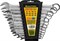 Набор комбинированных ключей Kraftool Expert 6-24 мм, 12шт 27079-H12C - фото 262845
