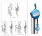 Ручная шестеренная стационарная таль Euro-Lift ТВ 3,2т, 3м - фото 271095