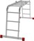 Алюминиевая лестница трансформер Vira 4х3 - фото 273926
