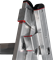 Алюминиевая трехсекционная лестница Новая Высота NV 323 3х9 3230309 - фото 289417
