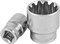 Торцевая головка Jonnesway SUPER TECH 1/4"DR 13 мм, 1/2", E16 S68H2113 - фото 301655