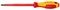 Диэлектрическая отвертка KNIPEX PZ1 80мм KN-982501 - фото 30326