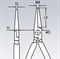 Длинногубцы KNIPEX KN-2506160 - фото 31146
