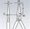 Длинногубцы KNIPEX KN-2613200 - фото 31201