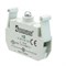 Блок-контакт подсветки EMAS с красным светодиодом 110V AC/DC BD - фото 323464