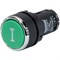 Нажимная моноблочная кнопка EMAS 22 мм, IP 40 (1НО) зеленая с маркировкой "I" MB100DY1 - фото 324674