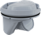 Комбинированный гидрозатвор AlcaPlast SMART 97x93 мм, H=75 мм - фото 336816