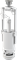 Сливной механизм AlcaPlast A2000-CHROM со СТОП-кнопкой, хром - фото 337713