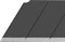 Сегментированные лезвия OLFA OL-LBB-10B "EXCEL BLACK" 18х100х0,5мм, 10шт - фото 339761