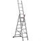 Трехсекционная алюминиевая лестница-стремянка CAGSAN TS6160 3х6 - фото 347633
