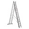 Трехсекционная алюминиевая лестница-стремянка CAGSAN TS220 3х14 - фото 347689