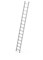 Алюминиевая двухсекционная лестница Sarayli 2x17 ступеней 4217 - фото 350428