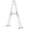 Двухсекционная телескопическая лестница-стремянка CAGSAN TA003 2x10 - фото 381090
