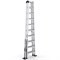 Двухсторонная алюминиевая стремянка CAGSAN Everest-Pro EVR-PRO10 2x10 - фото 381324